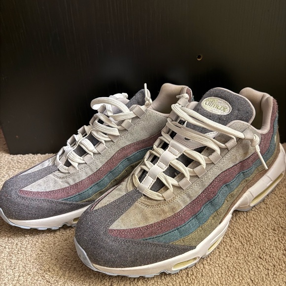 Nike Other - Nike Air Max 95 Multicolor Canvas Sneakers Men’s Size 13
